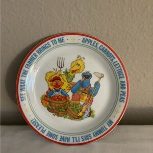 Sesame Street White Newcor Plate